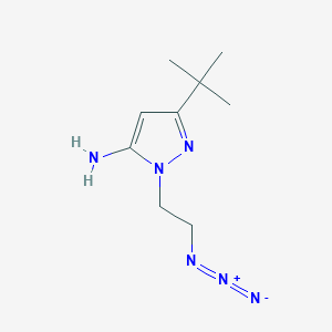 1-(2-azidoethyl)-3-(tert-butyl)-1H-pyrazol-5-amine