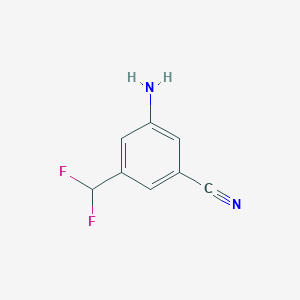 3-Amino-5-(difluoromethyl)benzonitrile