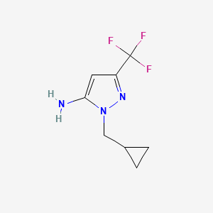 1-(cyclopropylmethyl)-3-(trifluoromethyl)-1H-pyrazol-5-amine