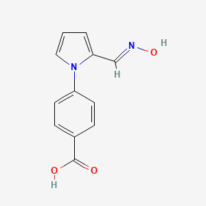 4-{2-[(E)-(hydroxyimino)methyl]-1H-pyrrol-1-yl}benzoic acid