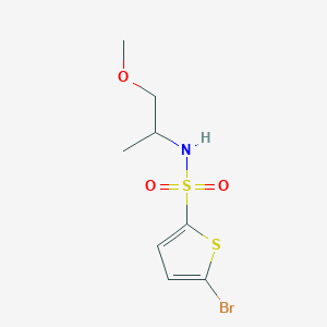 5-bromo-N-(1-methoxypropan-2-yl)thiophene-2-sulfonamide