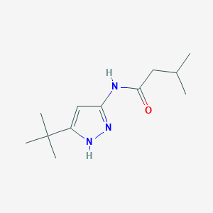 n-(3-(Tert-butyl)-1h-pyrazol-5-yl)-3-methylbutanamide