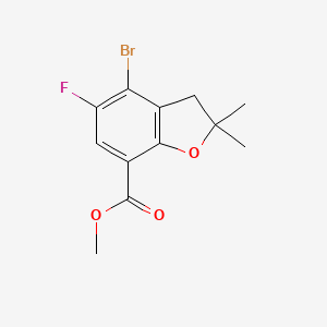 Methyl 4-bromo-5-fluoro-2,2-dimethyl-2,3-dihydrobenzofuran-7-carboxylate