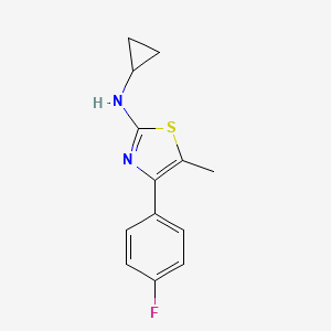 n-Cyclopropyl-4-(4-fluorophenyl)-5-methylthiazol-2-amine