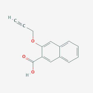 molecular formula C14H10O3 B14912625 3-(Prop-2-yn-1-yloxy)-2-naphthoic acid 