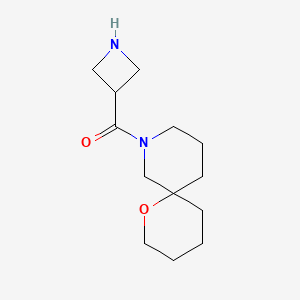 molecular formula C13H22N2O2 B1491263 Azetidin-3-yl(1-oxa-8-azaspiro[5.5]undecan-8-yl)methanone CAS No. 2097991-33-6