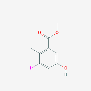 Methyl 5-hydroxy-3-iodo-2-methylbenzoate