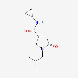 n-Cyclopropyl-1-isobutyl-5-oxopyrrolidine-3-carboxamide