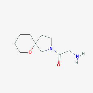 molecular formula C10H18N2O2 B1491267 2-Amino-1-(6-oxa-2-azaspiro[4.5]decan-2-yl)ethan-1-one CAS No. 2091589-40-9