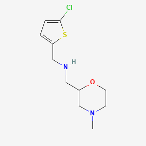 1-(5-Chlorothiophen-2-yl)-N-((4-methylmorpholin-2-yl)methyl)methanamine