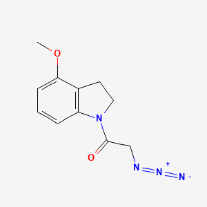 2-Azido-1-(4-methoxyindolin-1-yl)ethan-1-one