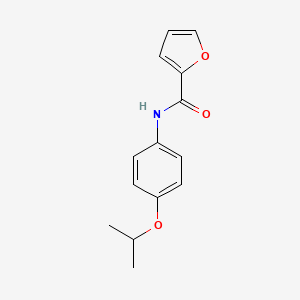 molecular formula C14H15NO3 B14912718 N-[4-(propan-2-yloxy)phenyl]furan-2-carboxamide 