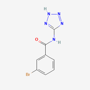 molecular formula C8H6BrN5O B14912727 3-bromo-N-(2H-tetrazol-5-yl)benzamide 