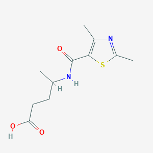 4-(2,4-Dimethylthiazole-5-carboxamido)pentanoic acid