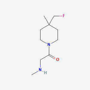 molecular formula C10H19FN2O B1491274 1-(4-(Fluoromethyl)-4-methylpiperidin-1-yl)-2-(methylamino)ethan-1-one CAS No. 2090279-01-7