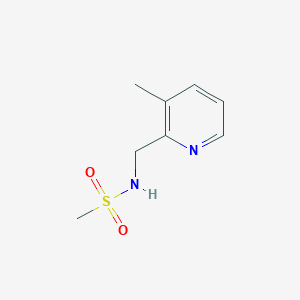 molecular formula C8H12N2O2S B14912753 n-((3-Methylpyridin-2-yl)methyl)methanesulfonamide 