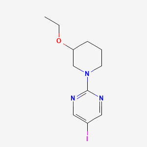 2-(3-Ethoxypiperidin-1-yl)-5-iodopyrimidine