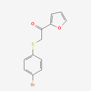 2-((4-Bromophenyl)thio)-1-(furan-2-yl)ethan-1-one