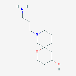 8-(3-Aminopropyl)-1-oxa-8-azaspiro[5.5]undecan-4-ol