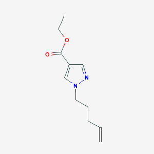 molecular formula C11H16N2O2 B14912781 Ethyl 1-(pent-4-en-1-yl)-1H-pyrazole-4-carboxylate 