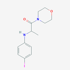 2-((4-Iodophenyl)amino)-1-morpholinopropan-1-one