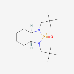 molecular formula C16H32N2OP+ B14912791 (3AR,7aR)-1,3-dineopentyloctahydrobenzo[d][1,3,2]diazaphosphole 2-oxide 