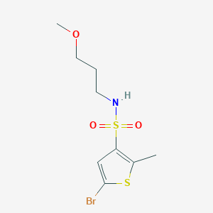 5-bromo-N-(3-methoxypropyl)-2-methylthiophene-3-sulfonamide