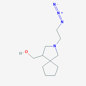 molecular formula C11H20N4O B1491281 (2-(2-叠氮乙基)-2-氮杂螺[4.4]壬烷-4-基)甲醇 CAS No. 2097994-43-7
