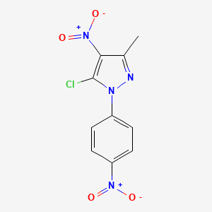 5-chloro-3-methyl-4-nitro-1-(4-nitrophenyl)-1H-pyrazole