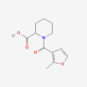 1-(2-Methylfuran-3-carbonyl)piperidine-2-carboxylic acid