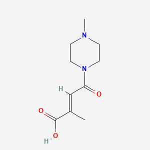 2-Methyl-4-(4-methyl-1-piperazinyl)-4-oxo-2-butenoic acid