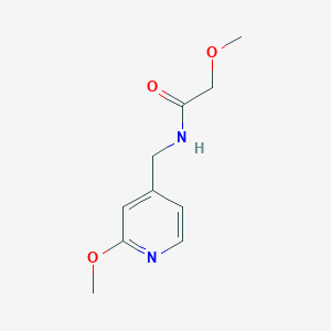 2-Methoxy-N-((2-methoxypyridin-4-yl)methyl)acetamide