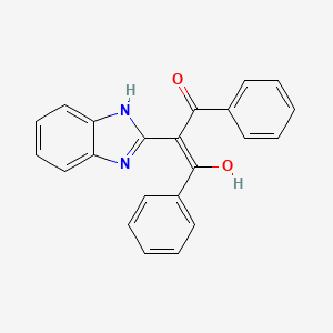 2-(1,3-Dihydro-benzoimidazol-2-ylidene)-1,3-diphenyl-propane-1,3-dione