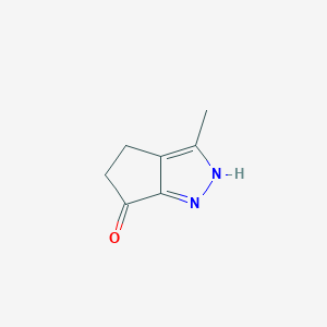 3-Methyl-4,5-dihydrocyclopenta[c]pyrazol-6(2H)-one