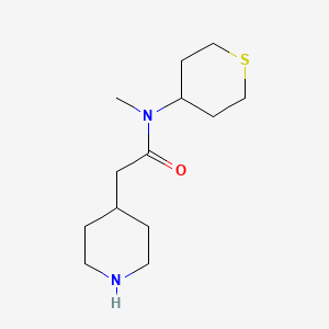 N-methyl-2-(piperidin-4-yl)-N-(tetrahydro-2H-thiopyran-4-yl)acetamide