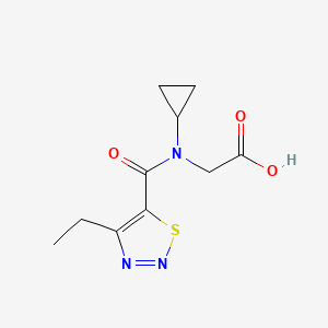 n-Cyclopropyl-n-(4-ethyl-1,2,3-thiadiazole-5-carbonyl)glycine