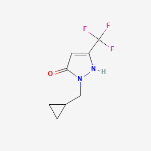 1-(cyclopropylmethyl)-3-(trifluoromethyl)-1H-pyrazol-5-ol