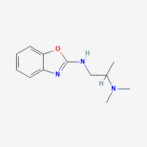 molecular formula C12H17N3O B14913027 n1-(Benzo[d]oxazol-2-yl)-n2,n2-dimethylpropane-1,2-diamine 