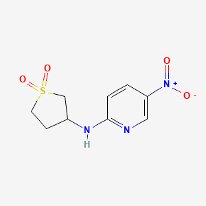 3-((5-Nitropyridin-2-yl)amino)tetrahydrothiophene 1,1-dioxide