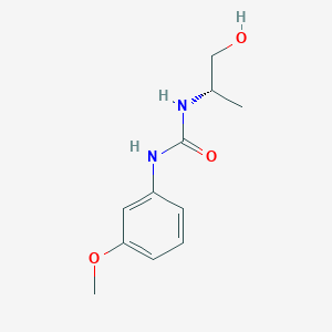 molecular formula C11H16N2O3 B14913048 (S)-1-(1-Hydroxypropan-2-yl)-3-(3-methoxyphenyl)urea 