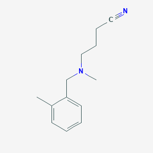 molecular formula C13H18N2 B14913067 4-(Methyl(2-methylbenzyl)amino)butanenitrile 