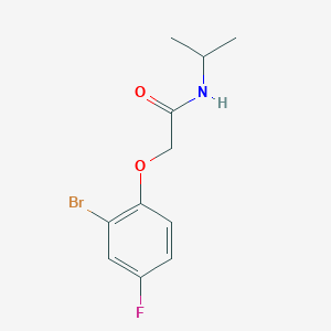 2-(2-Bromo-4-fluorophenoxy)-N-isopropylacetamide