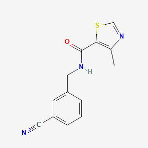 n-(3-Cyanobenzyl)-4-methylthiazole-5-carboxamide