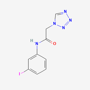 molecular formula C9H8IN5O B14913108 n-(3-Iodophenyl)-2-(1h-tetrazol-1-yl)acetamide 