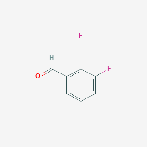 3-Fluoro-2-(2-fluoropropan-2-yl)benzaldehyde