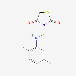 3-{[(2,5-Dimethylphenyl)amino]methyl}-1,3-thiazolidine-2,4-dione