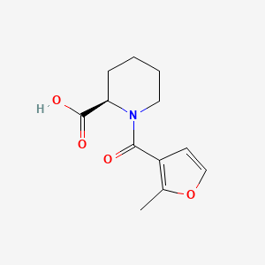 (R)-1-(2-Methylfuran-3-carbonyl)piperidine-2-carboxylic acid