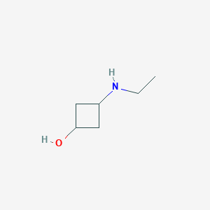 molecular formula C6H13NO B14913179 3-(Ethylamino)cyclobutanol 