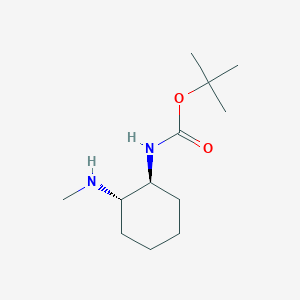 molecular formula C12H24N2O2 B14913183 tert-Butyl ((1S,2S)-2-(methylamino)cyclohexyl)carbamate 