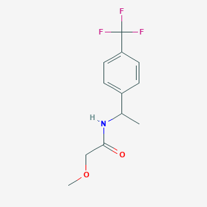 2-Methoxy-N-(1-(4-(trifluoromethyl)phenyl)ethyl)acetamide